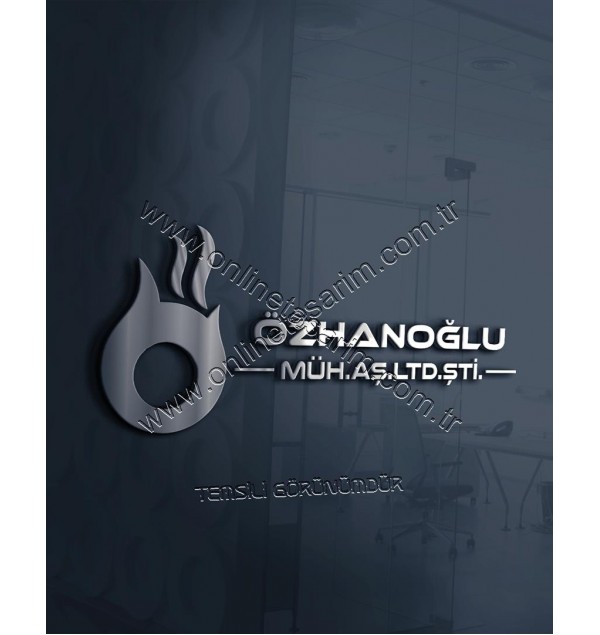 Mühendislik, Doğalgaz Firması Logo Örneği - Estetik, Şeklinde N Harfi NUDO Logo (280 TL) Online Tasarım Matbaa