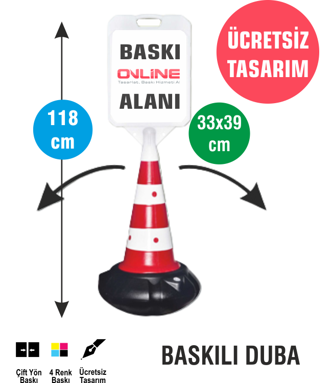 Baskılı Hacıyatmaz Reklam Dubası Küçük Başlıklı - Online Tasarım