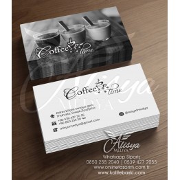 Cafe, Kafe Kartvizit Örnekleri - Kartvizit Basımı CAFE-036