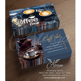 Cafe, Kafe Kartvizit Örnekleri - Kartvizit Basımı CAFE-048