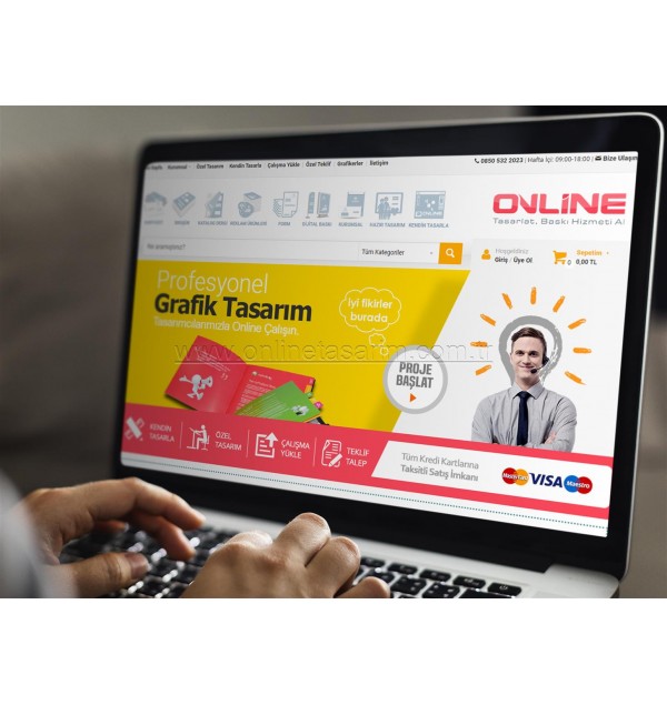 E-Ticaret Online Alışveriş Websitesi Yaptır Online Tasarım Matbaa